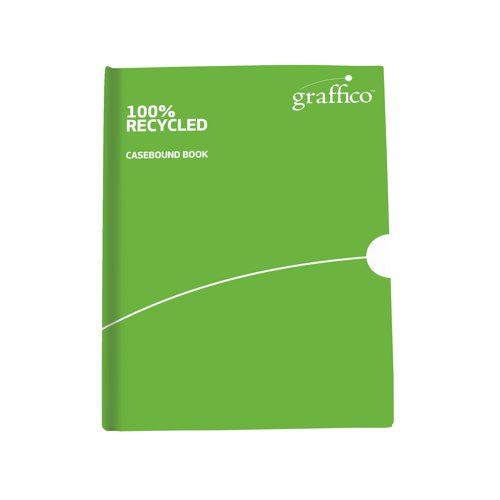 Graffico Recycled Casebound Notebook 160 Pages A4 EN08054