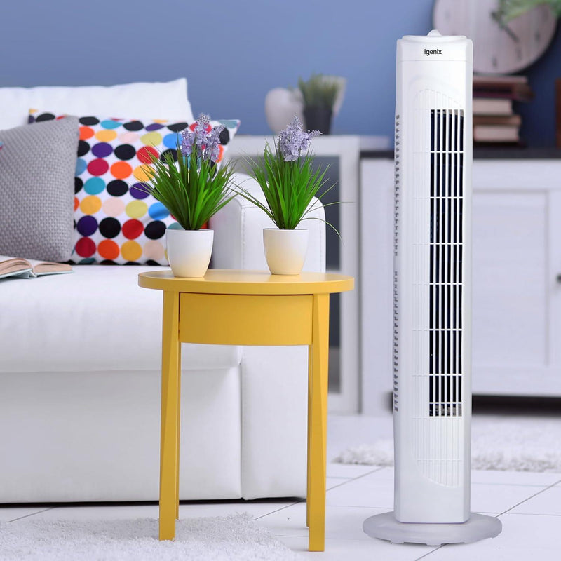 Igenix 29" Tower Fan - White