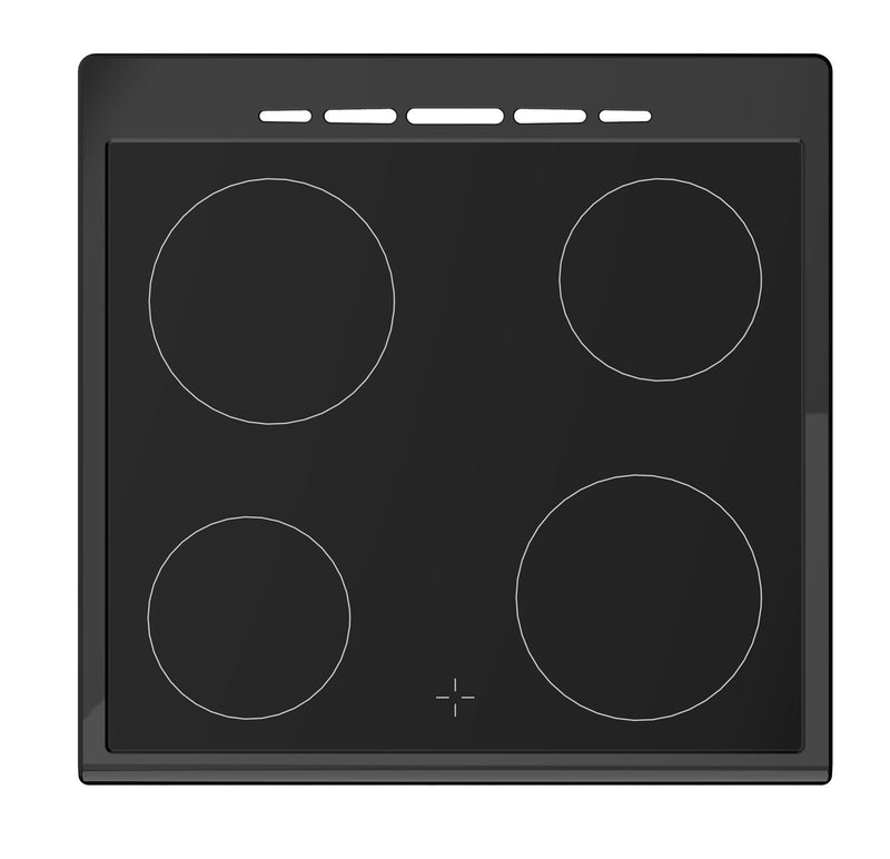C60CDOA Creda Anthracite 60cm Ceramic Double