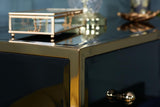 Fabian 4 Drawer Chest - Black & Gold