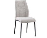CHILTON DINING CHAIR (X4 PER BOX) - GREY FABRIC