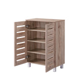 Euston 2 Door Shoe Cabinet - Sanremo Oak