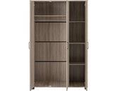 OLIVER 3 DOOR WARDROBE - LIGHT OAK EFFECT