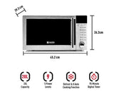 Haden 800W 20L Microwave Stainless Steel