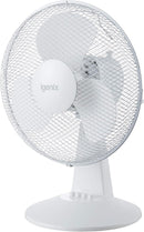 Igenix 12" Desk Fan White