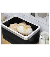 Retro Bread Bin - Black