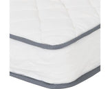 YASMIN 3' ROLL UP MATTRESS 18CM (BONNEL SPRING) - WHITE
