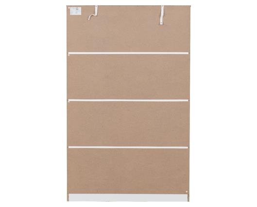 DAKOTA 3 DOOR WARDROBE - WHITE