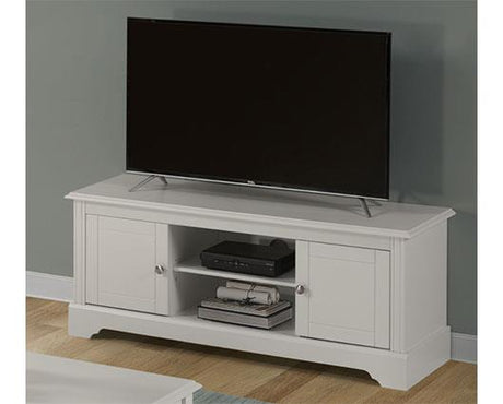 STRATFORD 2 DOOR TV UNIT - WHITE