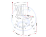 EMERY EXTENDING DINING SET (X4 CHAIRS) - NATURAL OAK EFFECT