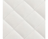 YASMIN 4'6" ROLL UP MATTRESS 20CM (POCKET SPRING) - WHITE