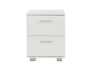 Luna 2 Drawer Compact Bedside Cabinet