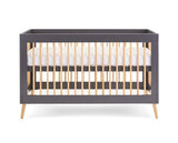 Maya Cot Bed - Slate with Natural