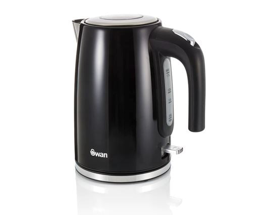 Swan Townhouse 1.7L Jug Kettle Black