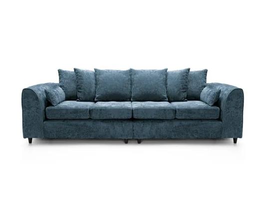 Heidi 4 Seater Sofa - Dark Blue