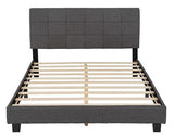 ARRAN 4'6" BED - GREY FABRIC
