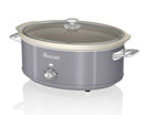 Swan 6.5L Slow Cooker Retro Grey