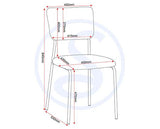 SHELDON ROUND GLASS TOP DINING SET (X4 CHAIRS) - CLEAR GLASS/GREY BOUCLE FABRIC
