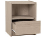 PARIS 1 DRAWER BEDSIDE - SMOKED ASH EFFECT