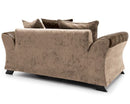 Francisco 2 Seater Sofa - Brown & Beige