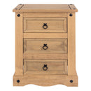Corona Premium 3 Drawer Bedside Cabinet