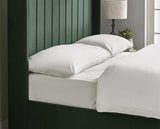 Leila Dual Storage Door Bed Bottle Green - Double