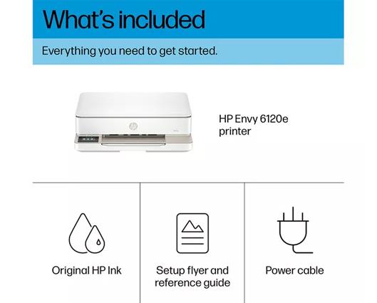 ENTITY Book 15.6" Laptop -Intel Celeron, 128 GB, Grey & HP Envy 6120e All-in-One Inkjet Wireless Printer with Fax