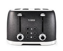 Tower Glitz 4 Slice Toaster Black