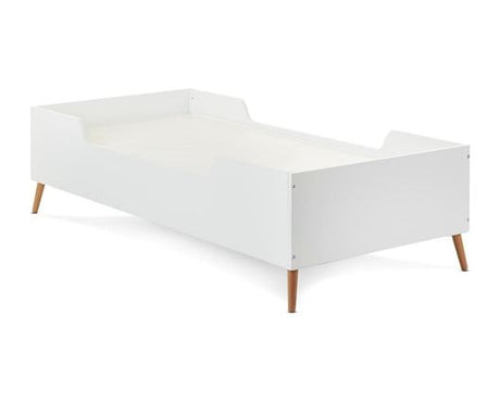 Maya Toddler Bed - White with Natural