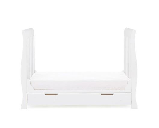 Stamford Mini Cot Bed + Moisture Mngmnt Mattress - White