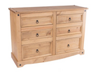 Corona Premium 3+3 Drawer Wide Chest