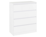Marcus 4 Drawer Chest - White