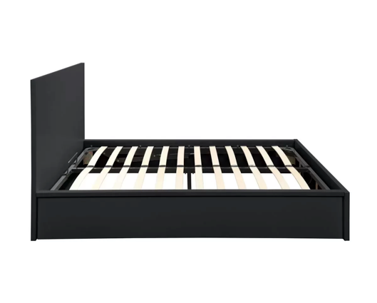 Oslo Double Ottoman Bed - Light Grey