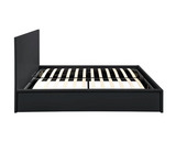 Oslo Double Ottoman Bed - Light Grey