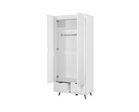 Pexton 2 Door Wardrobe with 2 Drawers
