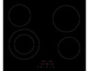Statesman CHZ460T 60cm 4 Zone Ceramic Hob With Touch Control Black