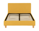 Prado Double Bed - Mustard Fabric