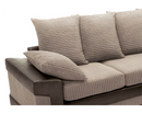 Dulcie Right Hand Facing Corner Sofa - Brown & Beige