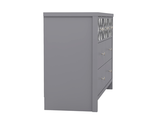 Arlo 3+4 Drawer Chest- Cool Grey