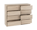 Marcus 8 Drawer Chest - Sonoma Oak Effect