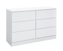 Oakley 6 Drawer Chest- White