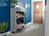 Deluxe 2 Tier Shoe Cabinet