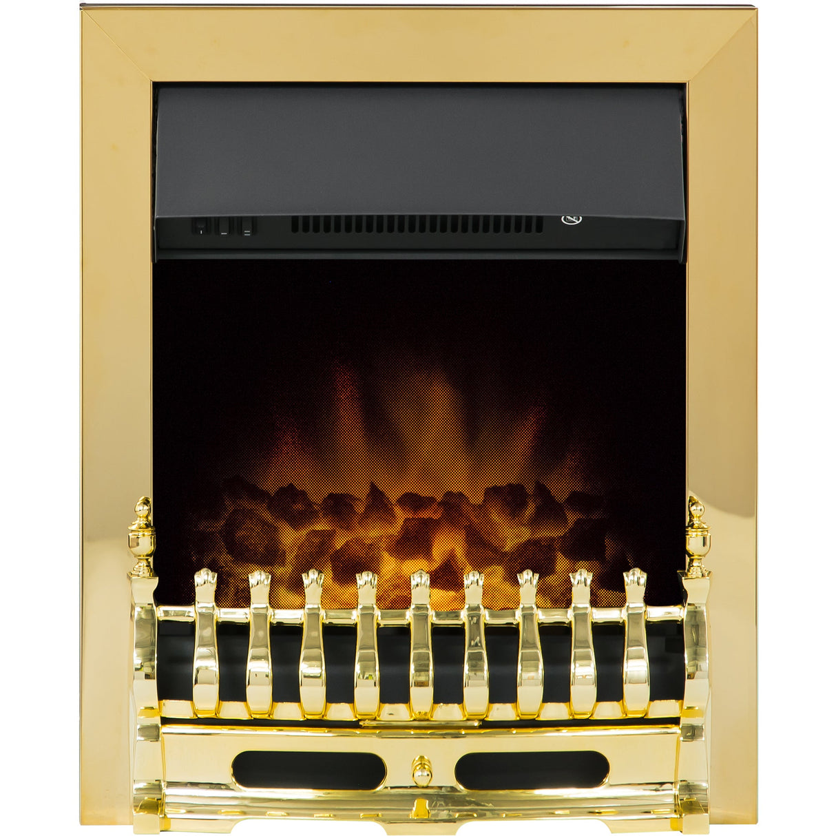 Buck Electric Fire- Brass