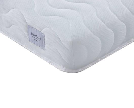 Soho Metal Platfrom Bed Black with Nimbus Foam Mattress - Single