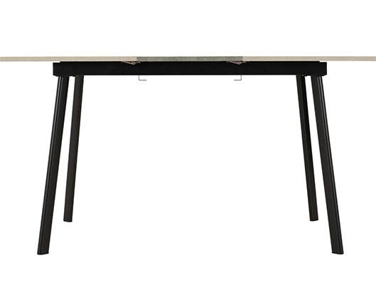 AVERY & LUKAS EXTENDING DINING SET (X4 CHAIRS) - CONCRETE/EMERALD GREEN VELVET