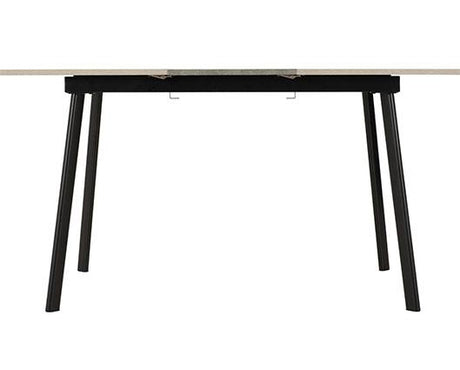 AVERY & LUKAS EXTENDING DINING SET (X4 CHAIRS) - CONCRETE/EMERALD GREEN VELVET