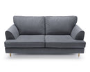Hollie 3 Seater Sofa - Dark Grey