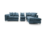 Heidi Right Hand Facing Corner Sofa Plus - Dark Blue