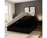 Serena Side Lift Ottoman King Bed - Black
