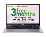 ACER 315 15.6" Chromebook - Intel� N50, 64 GB eMMC, Silver